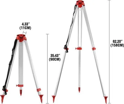 Obrázek produktu pro Hliníkový stativ s laserovým vodováhou – prodloužení 1,65 m–5 m