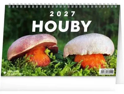 Image de NOTIQUE, calendrier de bureau "Champignons", 23,1 x 14,5 cm