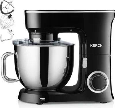 Produktbild von Planetenküchenmaschine Kerch Baker 3000W 7L Mixer - Metallantrieb