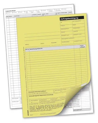 Image de EICHNER 9096-00199 EICHNER Kfz-Auftrag Formulare, 1 Block