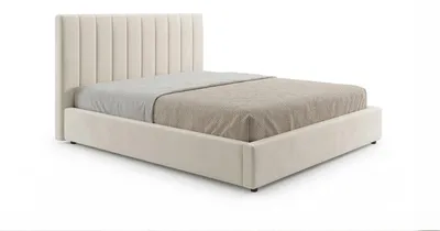 Produktbild von KAWOLA Bett CATTURA Polsterbett Velvet creme 180x200cm mit Lattenrost