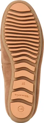 Produktbild von Tamaris Damen Slipper Leder Mokassin sportlich Zierspange 1-24630-44, Größe:38 EU, Farbe:Braun