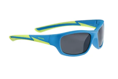 Produktbild von Sonnenbrille Alpina Flexxy Youth Rahmen blau matt/lime Glas sw versp S3