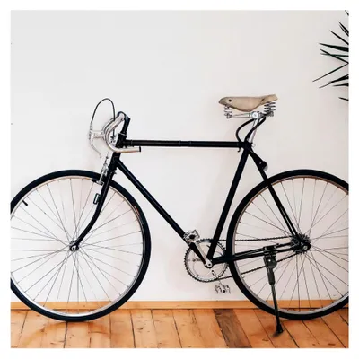 Produktbild von Aluminiumlegierung Fahrradständer für Mountainbikes, Rennräder und Falträder mit Schnellverschluss und rutschfester Sohle