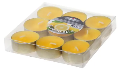 Produktbild von Teelichter "Citronella", 9er-Pack Gelb 17/38 mm