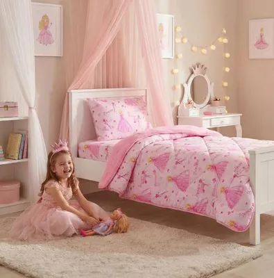 Produktbild von Renna Prinzessin Wendebettdecken-Set 155 x 220 cm Rosa