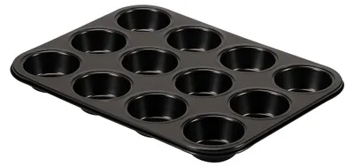 Image de Guardini 12 plateaux à muffins Chocoforme,,, 27 x 36 x 3 cm Couleur : noir