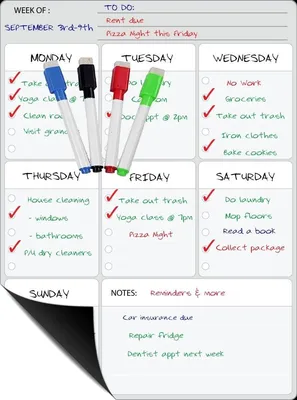 Productafbeelding van Magnetische Whiteboard Planner voor Organisatie