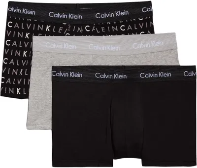 Produktbild von Calvin Klein Herren 3er Pack Low Rise Trunks, Mehrfarbig L