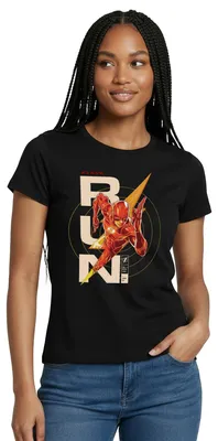 Produktbild von Spreadshirt The Flash Speedster RUN Frauen T-Shirt, XXL, Schwarz