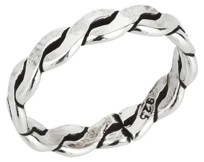 Produktbild von Zehenring Zehring schmal Flecht 925 Silber