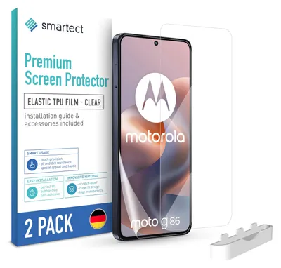 Produktbild von 2x TPU Schutzfolie Klar für Motorola Moto G86 5G Displayschutz Panzerfolie Folie