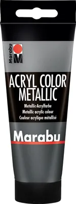 Produktbild von Marabu 12010050772, 100 ml, Anthrazit, Satin, Tube, Wasserfest