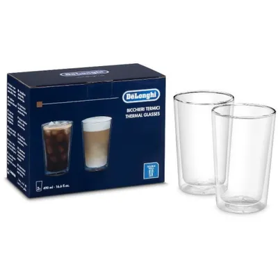Image de DELONGHI - Kit de verres thermiques à double paroi 2 x 490ML - AS00001404