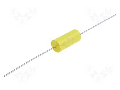 Image de 5 condensateurs : 5%, 0,47 µF, dimensions 9,5 x 20,5 mm, plage de température -55 ÷ 100°C, type JFGC, 0,47 µF, 400 V