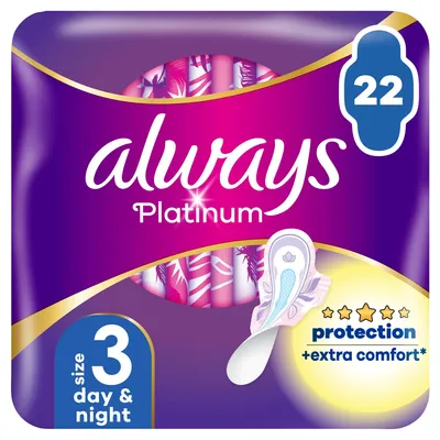 Obrázok produktu pre Always Platinum Night Vložky s krídelkami, 22 ks