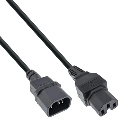 Obrázok produktu pre InLine 16811A, 1 m, C14 zviazané, C15 zviazané