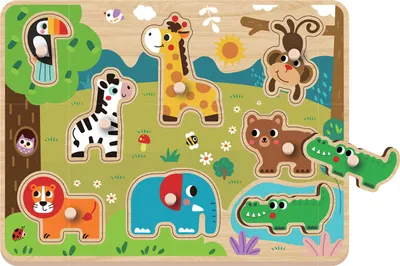 Obrázok produktu pre RAPPA 2Kids Toys Puzzle Safari