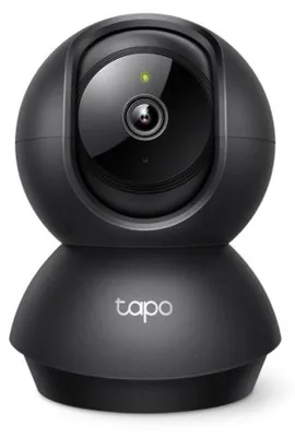 Productafbeelding van TP-Link TAPO C201, IP-beveiligingscamera, voor binnen, met kabel en draadloos, voor op tafel of aan de muur, zwart, 75,2°