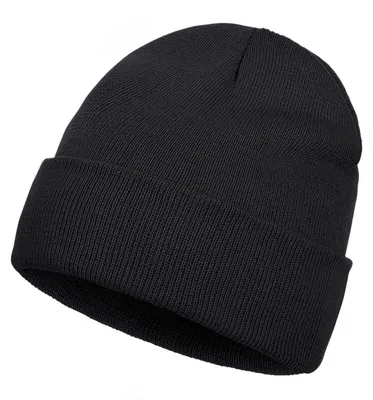 Immagine prodotto di Berretto da lana tipo beanie, unisex, per uomo e donna, ideale per le giornate fredde, taglia unica, colore nero