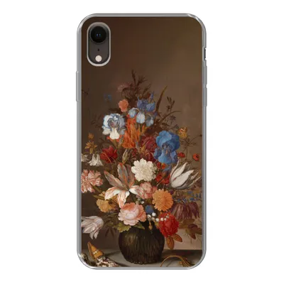 Produktbild von MuchoWow® Handyhülle Schutzhülle Hülle für iPhone XR Stilleben mit Blumen - Kunst - Alte Meister Silikon Softcase Handy Hülle - Schutzdeckel