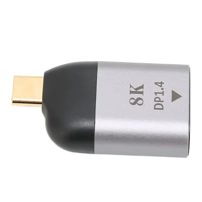 Image de Adaptateur USB C vers DisplayPort,Convertisseur USB C vers DisplayPort,Convertisseur Type C vers DisplayPort,Adaptateur Type C vers DisplayPort,Convertisseur USB C vers DP1.4 Mâle vers Femelle,Adaptateurs informatiques