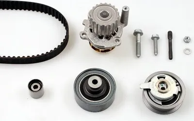 Produktbild von HEPU PK06460 Zahnriemensatz + Wasserpumpe für VW POLO (9N) für SEAT Ibiza III Schrägheck (6L) für SKODA Fabia I Combi (6Y5) FABIA (6Y2)