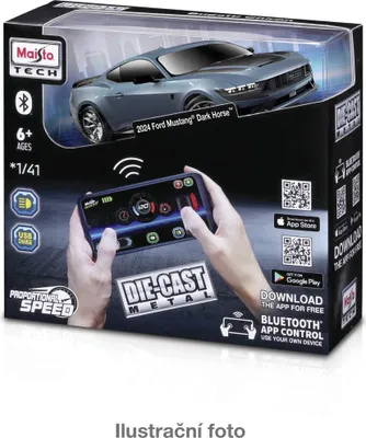 Produktbild von Maisto RC - DIE-CAST METAL mit Beleuchtung, 1:41, 2,4GHz, USB, XTR, Bluetooth 5.0, sortiert