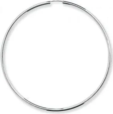 Produktbild von 925 Sterling Silber Damen - Paar Creolen - 65mm; WJS11514