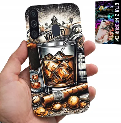 Image de Étui Pour Samsung Galaxy A21 - Whisky Cigar Back Designs For Men