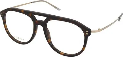 Produktbild von Gucci Brille GG1708O Retro Vollrand Havana mit UV-Filter und Antireflexionsschicht