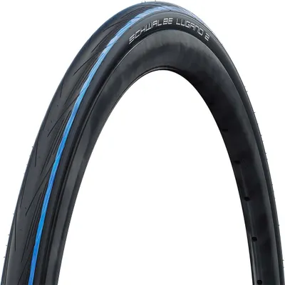 Image de Lugano II - Pliable - Silica - K-Guard - 700x25C - Rayures bleues