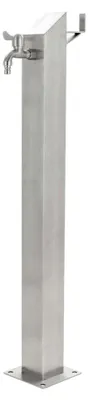 Produktbild von Wassersäule Edelstahl Eckig 95 cm
