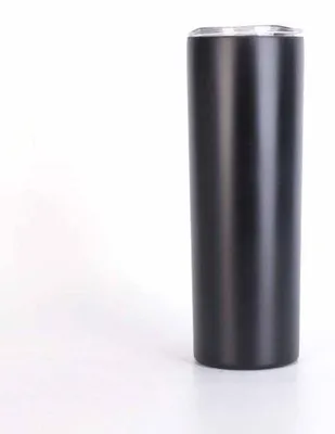 Produktbild von Doppelwandige Vakuumflasche - 600 ml Edelstahl 18/8 - Riesendekel - Geisolerter Reisebecher - Ideal für kalte Getränke - Keramikbecher - Keramikverschönung