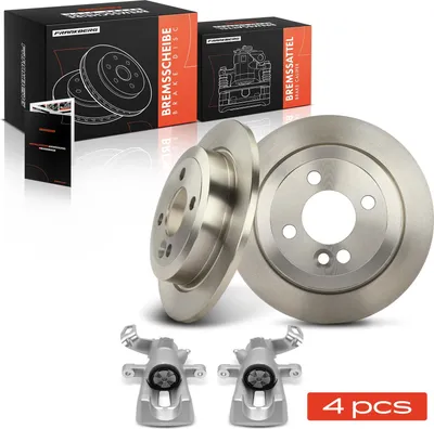 Produktbild von Frankberg 2x Bremssattel+2x Bremsscheiben Hinten für MINI R55 R56 R57 R58 Cooper