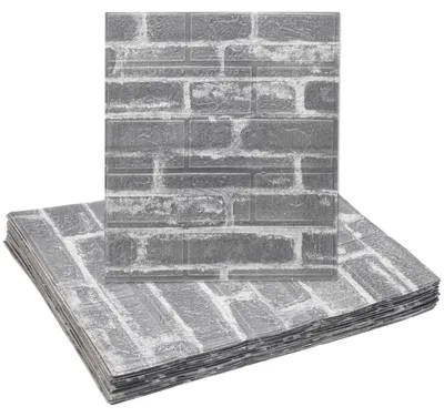 Immagine prodotto di Set di 20 pannelli murali 3D - Adesivi, impermeabili, per la decorazione delle pareti