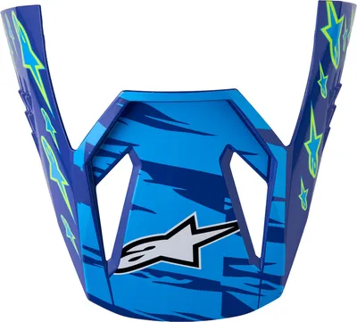 Produktbild von Alpinestars S-M3 Falcon Helmschirm, blau/weiß/schwarz, Einheitsgröße