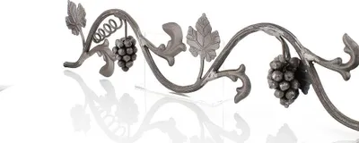 Immagine prodotto di LogistSystem - Ferri battuti Ornamento in ferro battuto 800x165mm - ad es. come elemento per inferriate - ringhiere - recinzioni - cancelli - rosoni - grate 13.204