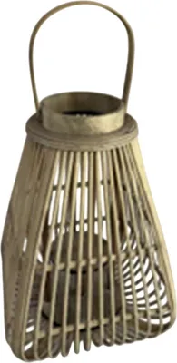 Produktbild von Hill Interiors - Laterne für Kerzen "Peardrop", Korbweide HI5205 (40 cm x 29 cm x 29 cm) (Braun)