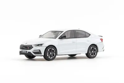 Obrázek produktu pro Škoda Octavia IV RS (2020) Bílá Moon Metalíza ABREX 1:43