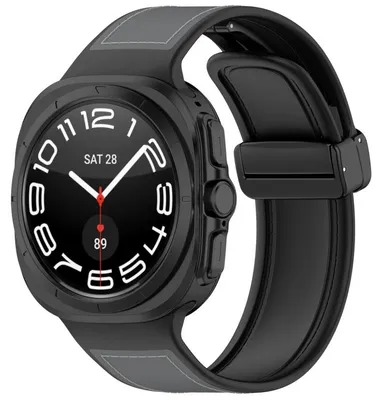Produktbild von Techsuit Watchband (W056) Armband für Samsung Galaxy Watch Ultra 47 mm – grau