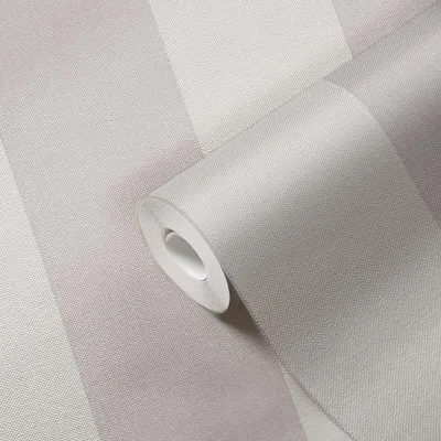 Produktbild von Streifentapete Beige Creme Grau – Vlies Tapete mit Leinenstruktur modern dezent AS-Creation (KG-174554)