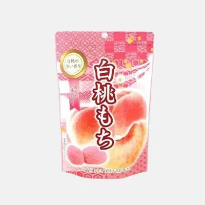 Produktbild von Seiki | Hakuto Mochi - Weiße Pfirsiche - 130g - Original Japanische Reiskekse - Enthält Milch Und Weizen