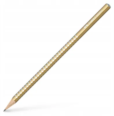 Produktbild von Faber-Castell Sparkle, B, Gold, Dreieckig, Hobby, Büro, Schule, 1 Stück(e)