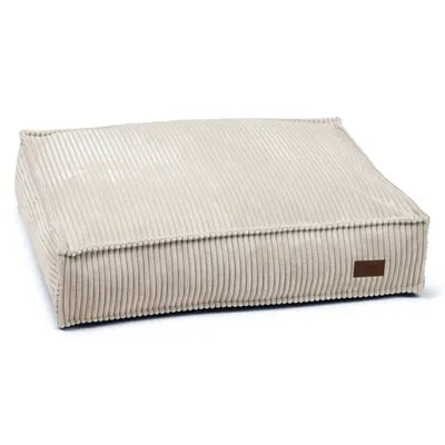Produktbild von Designed by Lotte Hundekissen Gerippt 70x55x15 cm Hellgrau