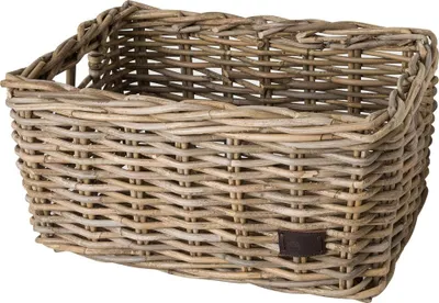 Image de Panier à vélo FastRider en rotin rectangulaire
