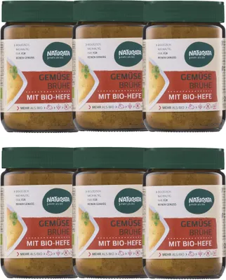 Produktbild von Gemüsebrühe mit -Hefe, 6 x 200 g