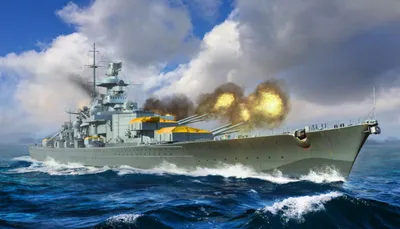 Produktbild von Trumpeter 06736 - 1:700 German Gneisenau Battleship - Neu