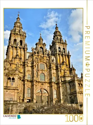 Produktbild von CALVENDO Puzzle Kathedrale von Santiago de Compostela | 1000 Teile Lege-Größe 64x48cm Foto-Puzzle für glückliche Stunden