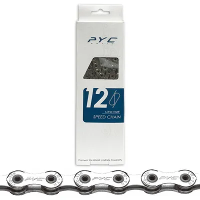 Productafbeelding van PYC Premium lichtgewicht fietsketting, 12 versnellingen, 126 schakels